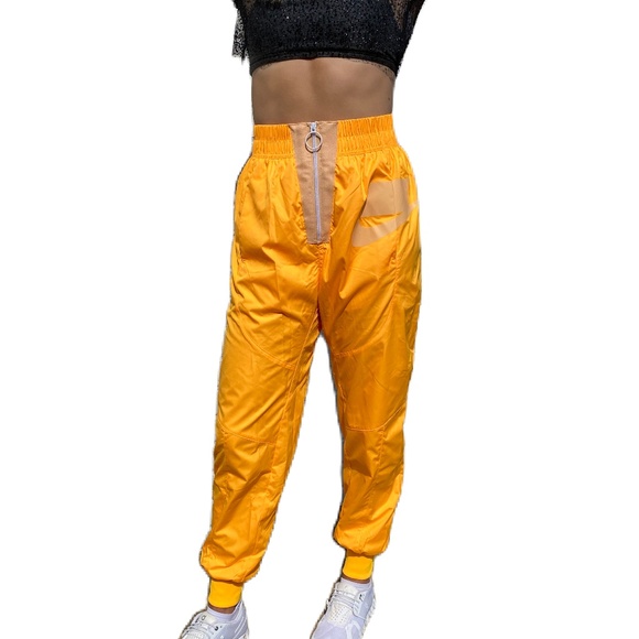 Nike Sportswear NSW Woven Loose Fit jogger pant orange S - Picture 1 of 16